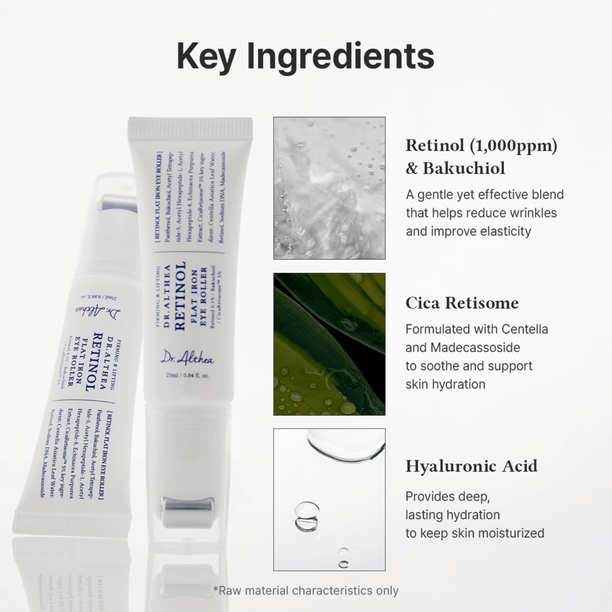 Dr.Althea Retinol Flat Iron Eye Roller 25ml - cosmadic