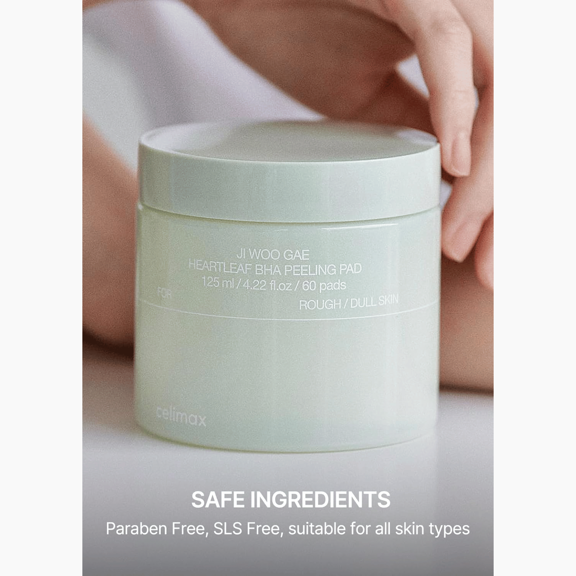 Celimax Heartleaf BHA Peeling Pad 125ml - 60 Pads - cosmadic