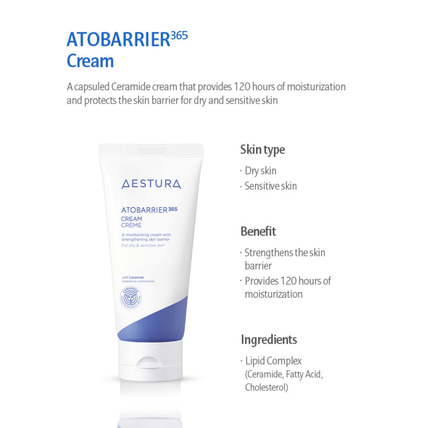 Aestura Atobarrier 365 Cream 80ml - cosmadic