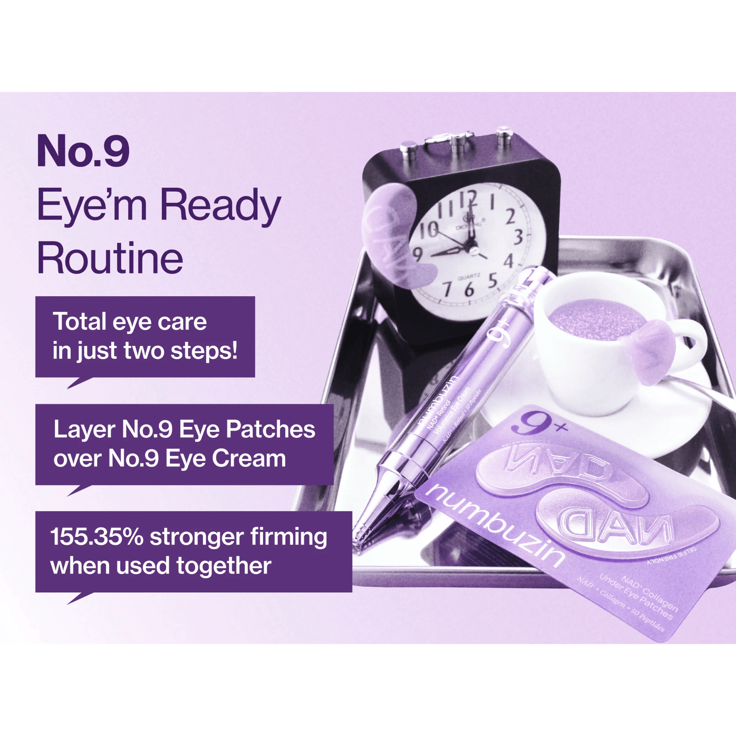 Numbuzin No.9 NAD Retinol Volumetox Eye Cream 10ml - cosmadic