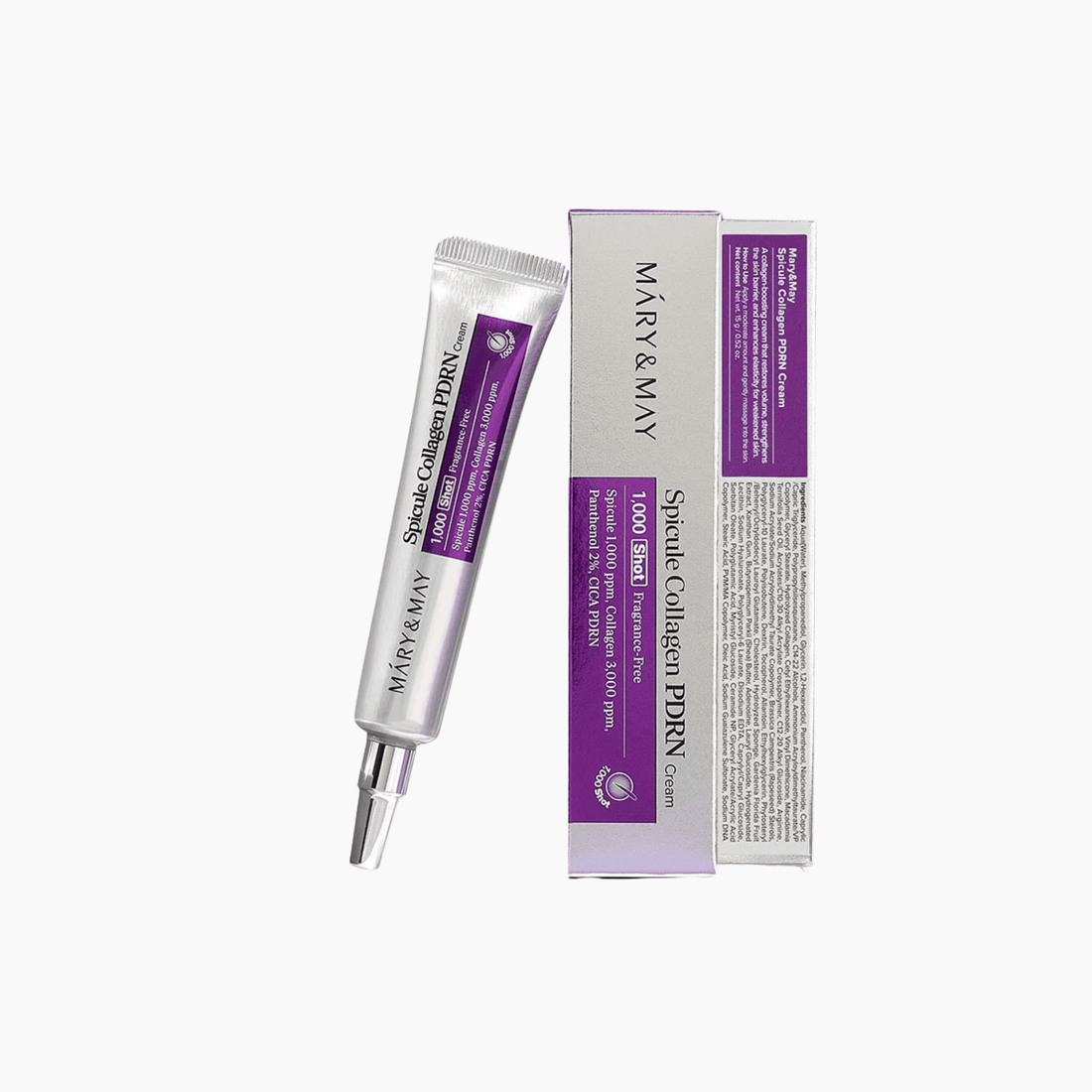 MARY &amp; MAY Spicule Collagen PDRN Cream 15g - cosmadic