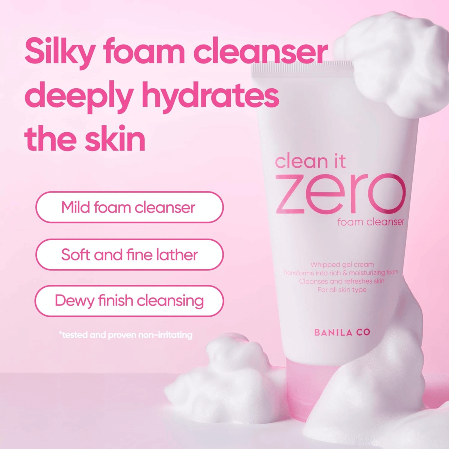 BANILA CO Clean it Zero Foam Cleanser 150ml - cosmadic