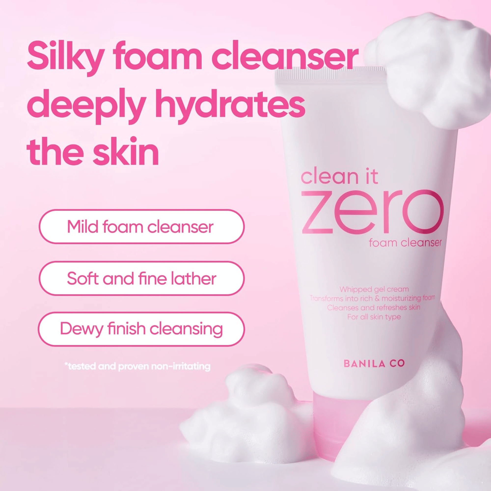 BANILA CO Clean it Zero Foam Cleanser 150ml - cosmadic