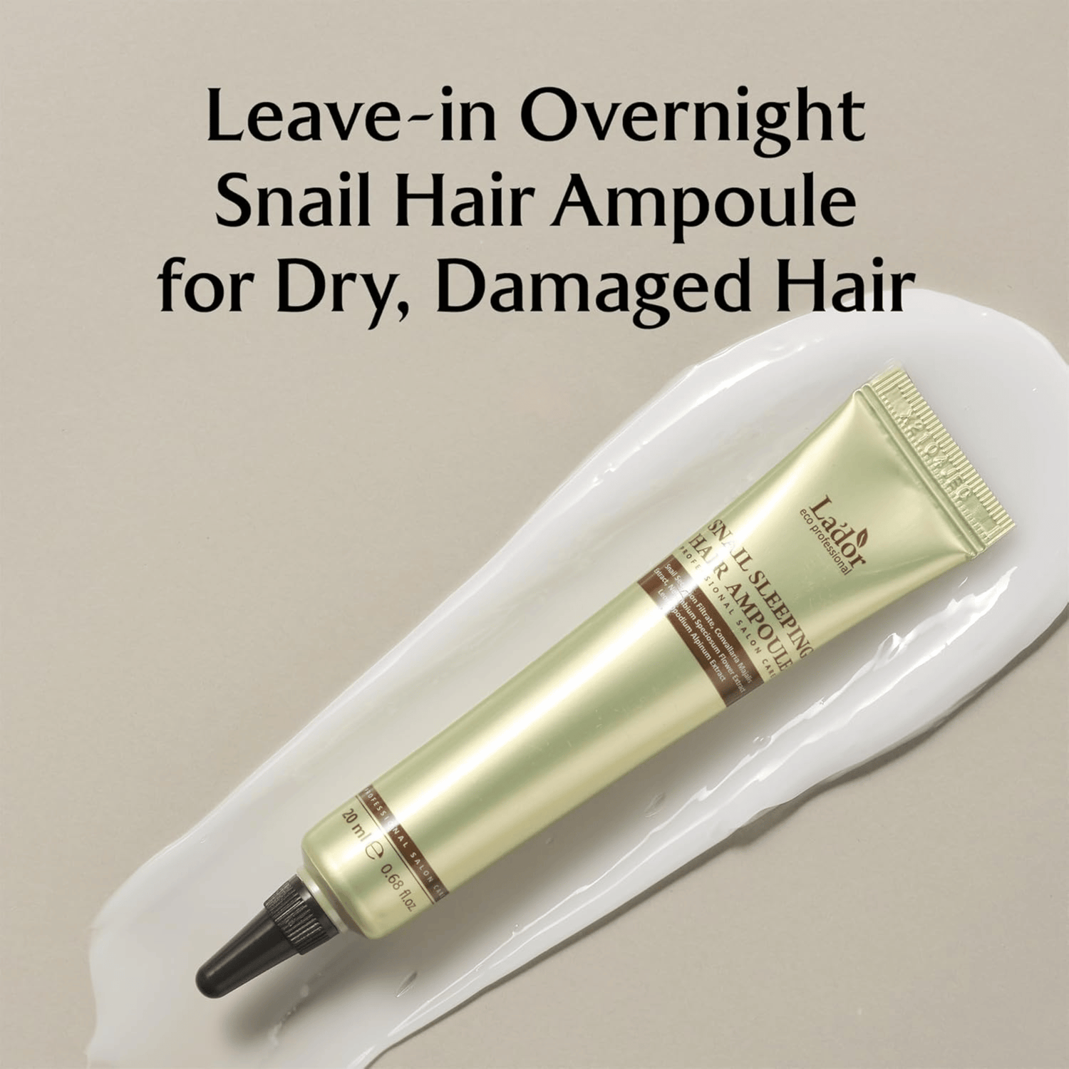 LADOR Snail Sleeping Hair Ampoule 20x20ml - cosmadic
