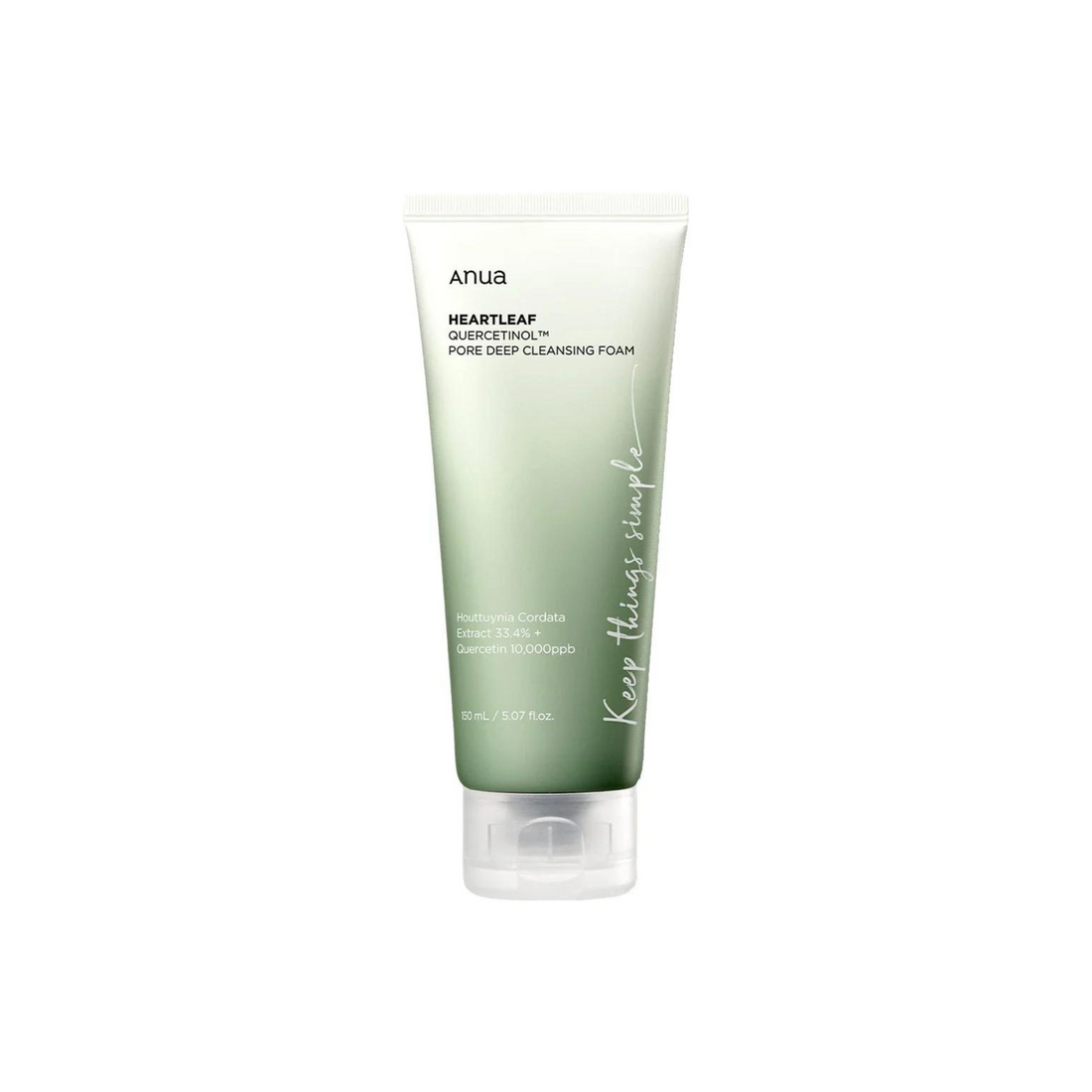 Anua Heartleaf Quercetinol Pore Deep Cleansing Foam 150ml - cosmadic